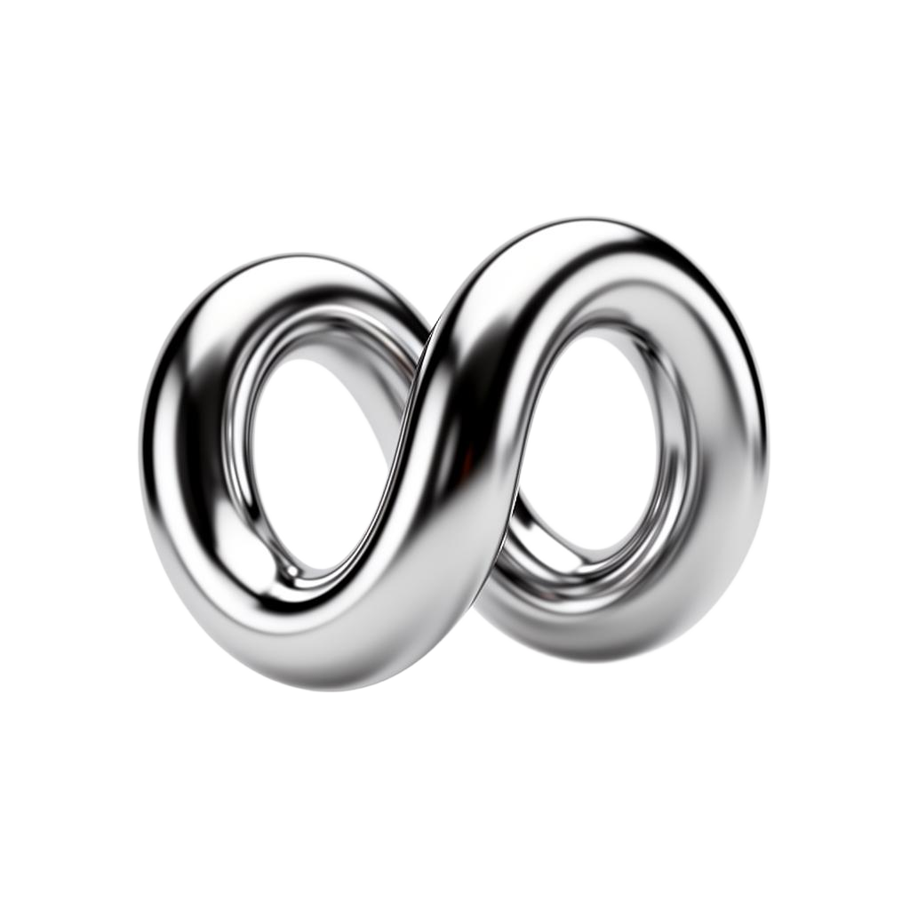 Interlocked chrome rings